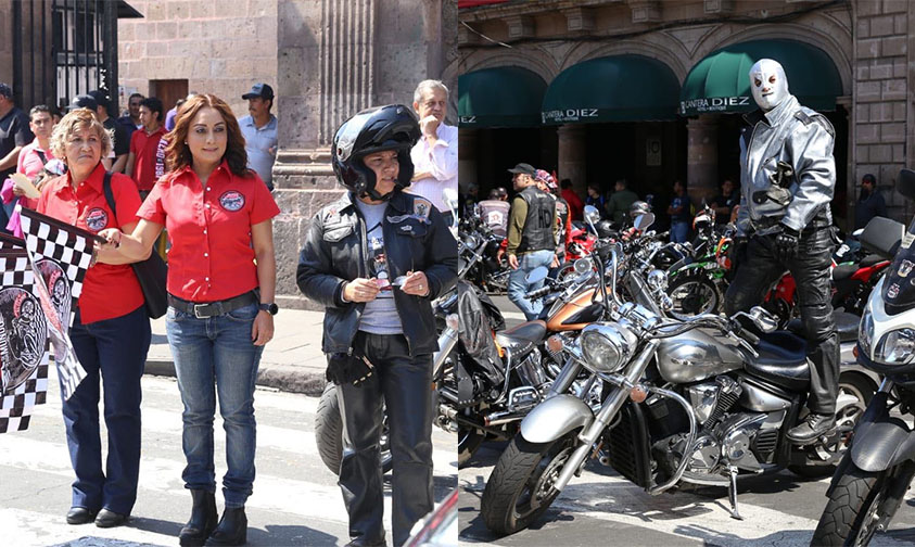 motos caravana Michoacán