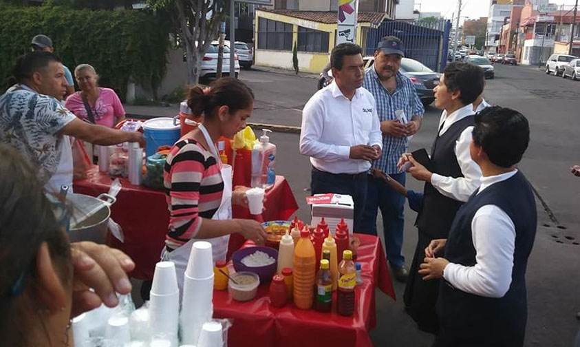 Olivio López recorrido Morelia