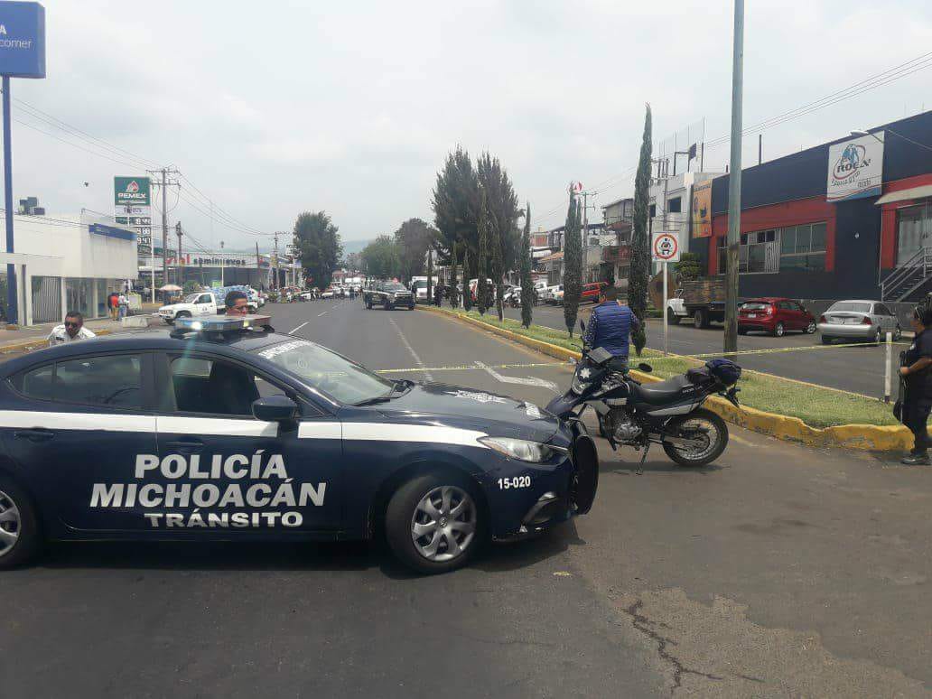 tiroteo comuneros Uruapan a