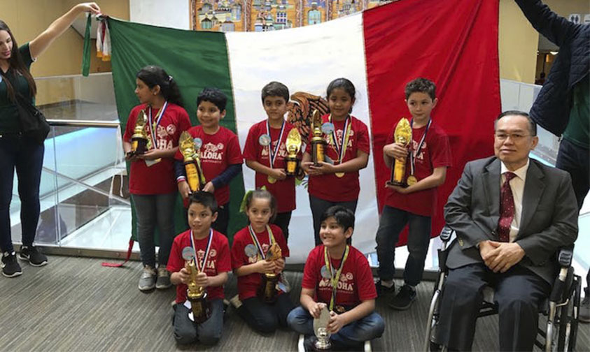 niños campeones Rusia Cálculo mental