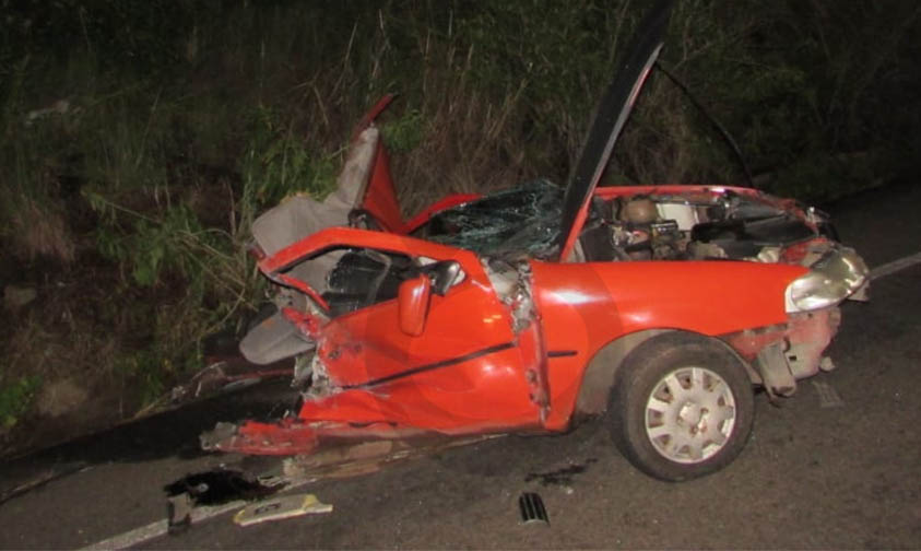 Cristóbal accidente Zamora Pointer Rojo