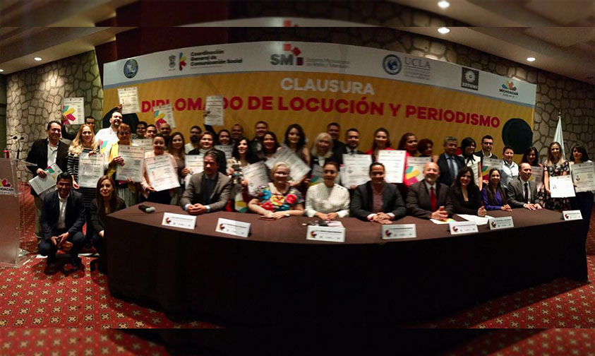 Diplomado Locución y Periodismo Michoacán primera generación