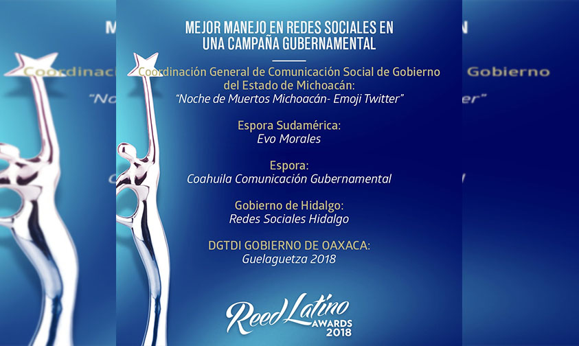 reed latino 2018 Gobierno de Michoacán