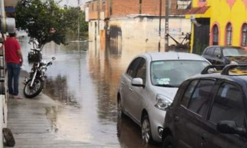 Prados Verdes inundaciones Morelia