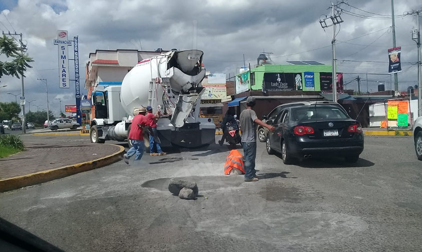 baches lluvias Morelia