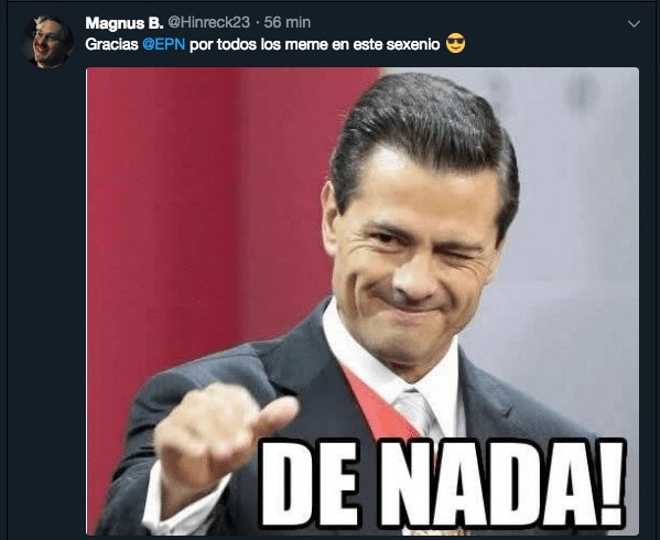 #México Peña Nieto Se Despide En Redes Y Le Responden Con Memes
