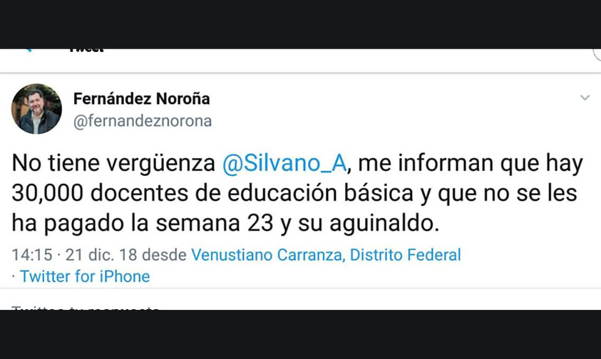 Fernandez Noroña Silvano Aureoles