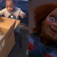 La insólita reacción de un niño al regalarle un muñeco de 'Chucky