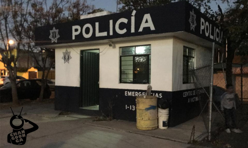 caseta policía Indeco Morelia