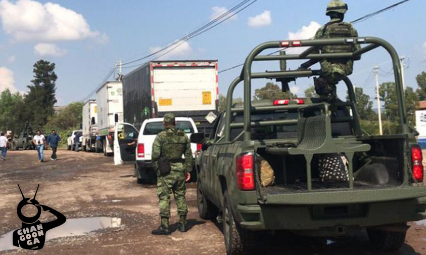narcobloqueos Tierra Caliente Michoacán a