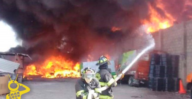 bodega-PET-incendio-Lázaro-Cárdenas-Michoacán