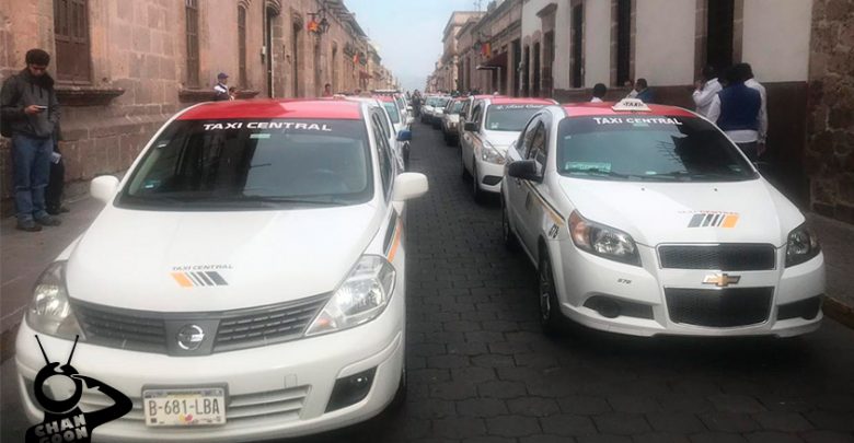 manifestación-Taxistas-Morelia
