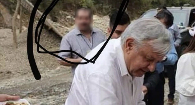 La foto que circuló en redes ayer, AMLO asegura que es falsa