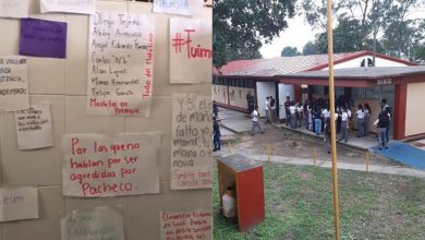 Manifestación en CETis por carne asada