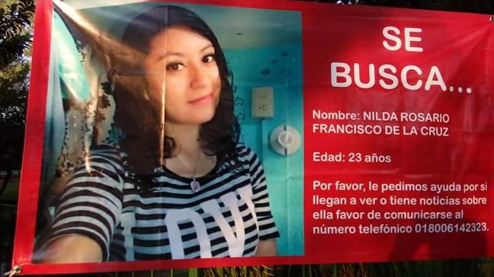 Hace un año Nilda fue reportada como desaparecida ante las autoridades