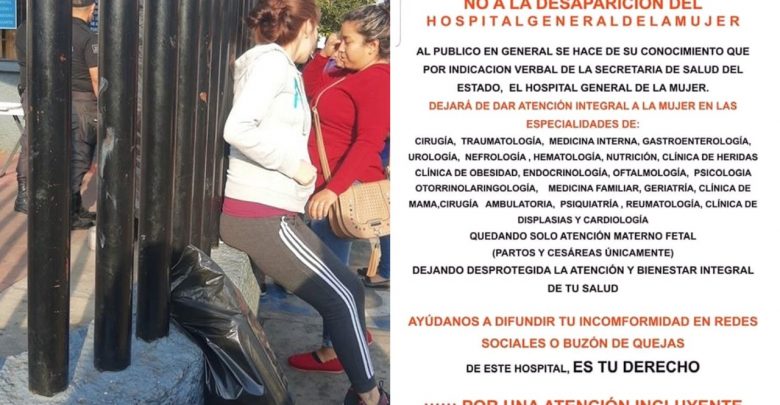 Niegan servicios en el Hospital de la Mujer