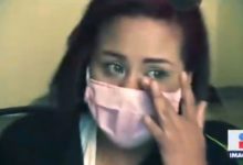 Claudia Hernández enfermera agregida. Captura Imagen Televisión