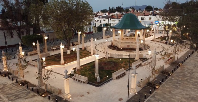 Finalmente concluyó la intervención en la Plaza Rey Netzahualcoyotl, de Santa María de Guido