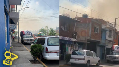 #Morelia Se Incendia Lote De Prados Verdes, Fuego Ya Alcanzó Las Casas