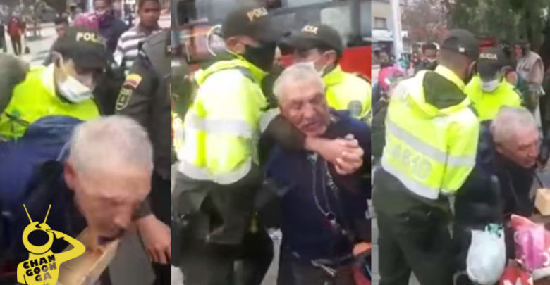 Policías Golpean Y Hieren A Abuelito Que Vendía Dulces Para Poder Comer En Contingencia