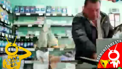 #Denúnciamesta Cachan a don adinerado robando en tienda de Tocumbo