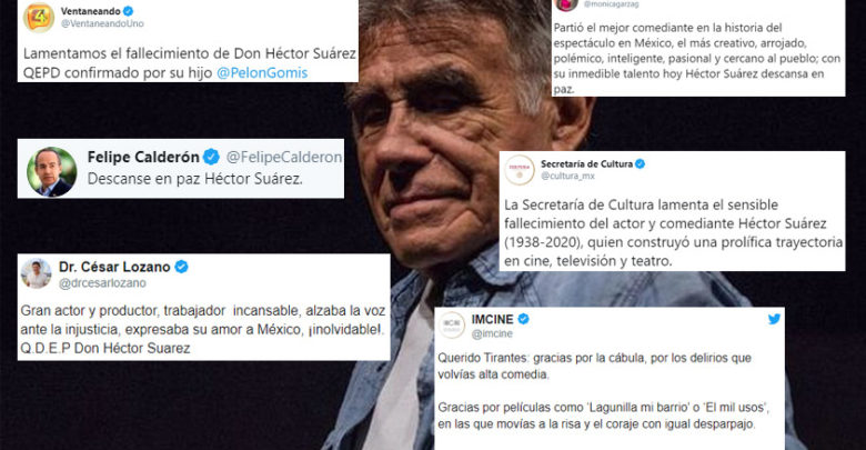 Famosos E Institutos Dan Pésame En Redes Tras Muerte De Héctor Suárez