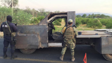#Michoacán Aseguran Camioneta Que Tenía Blindaje Artesanal