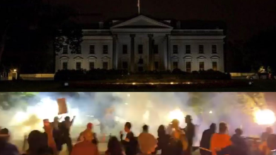 #Video La Casa Blanca Apagó Sus Luces En Medio De Protestas VS El Racismo
