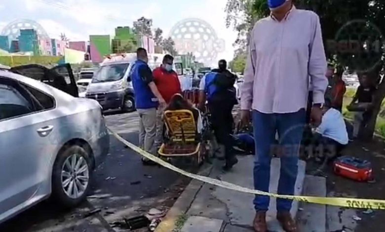 #Morelia Carambola De 7 Vehículos En Libramiento Deja Dos Heridos