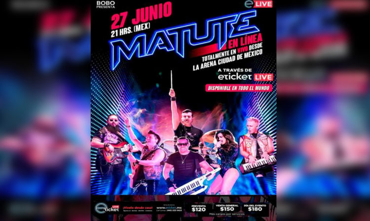Desde La Arena CDMX Matute Ofrecerá Concierto Online