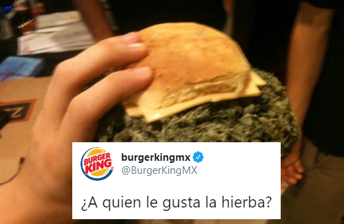 Burger King Pregunta “A Quién Le Gusta La Hierba”, Se Vuelve Tendencia