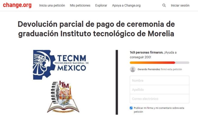 #Morelia Piden Alumnos Del Tec Les Regresen Su Varo Que Pagaron Por Graduación Cancelada