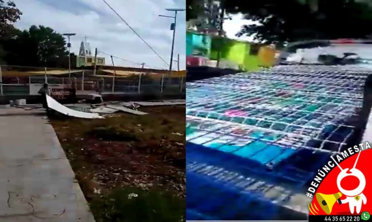 #Denúnciamesta Por culpa de vecinos, desmantelan refugio y se llevan lomitos a perrera