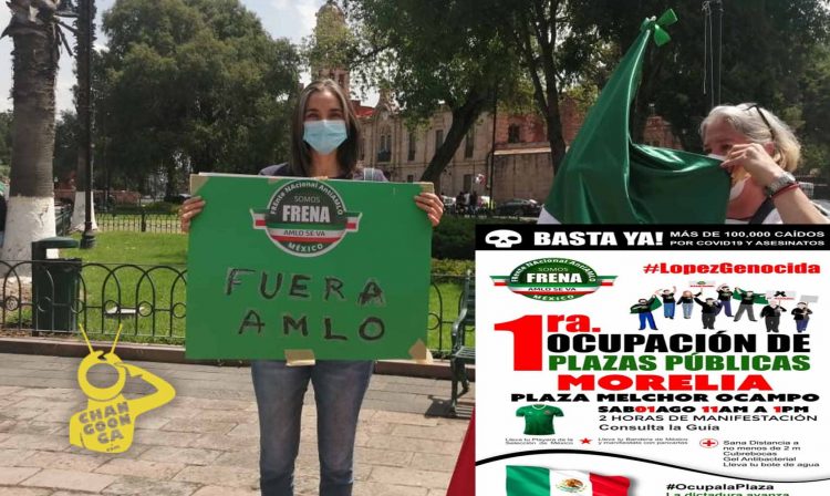 #Morelia FRENAAA Se Manifestará VS AMLO En Plazas Públicas