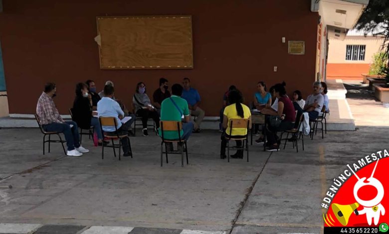 #Denúnciamesta Supervisor pone en riesgo a maestros obligándolos a ir a juntas