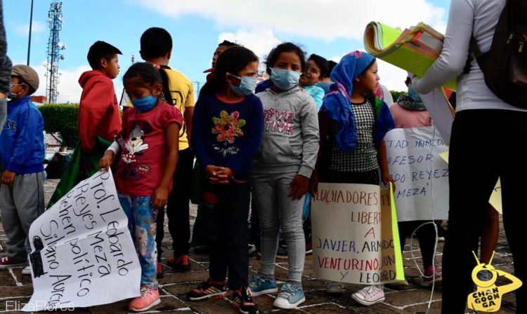 #Morelia FNLS Se Manifiesta Para Exigir Liberación De Profesor