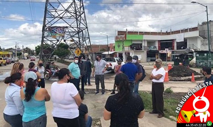 #Denúnciamesta Constructora reventó drenajes y no lo quieren pagar
