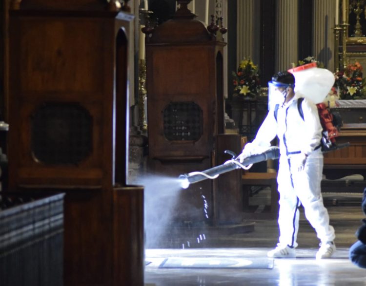 Gobierno De Morelia Realiza Sanitización De Catedral