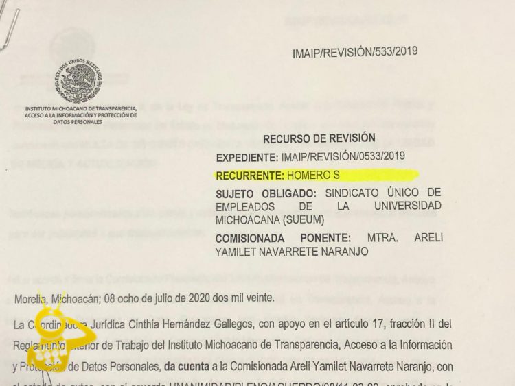 Homero Simpson, Seudónimo Más Usado Para Exigir Información Del SUEUM