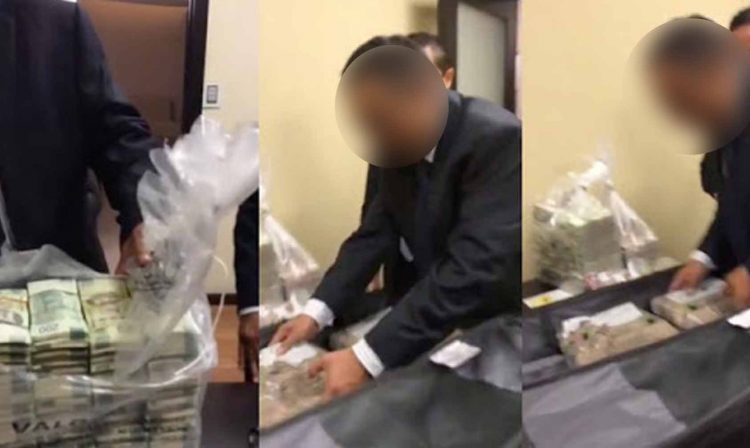 Filtran Video De Funcionario Panista Recibiendo Fajos De Billetes