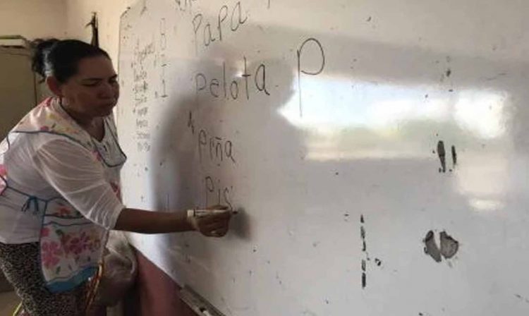 #Michoacán Maestra Acudirá Casa Por Casa A Dar Clases A Alumnos Sin Televisión