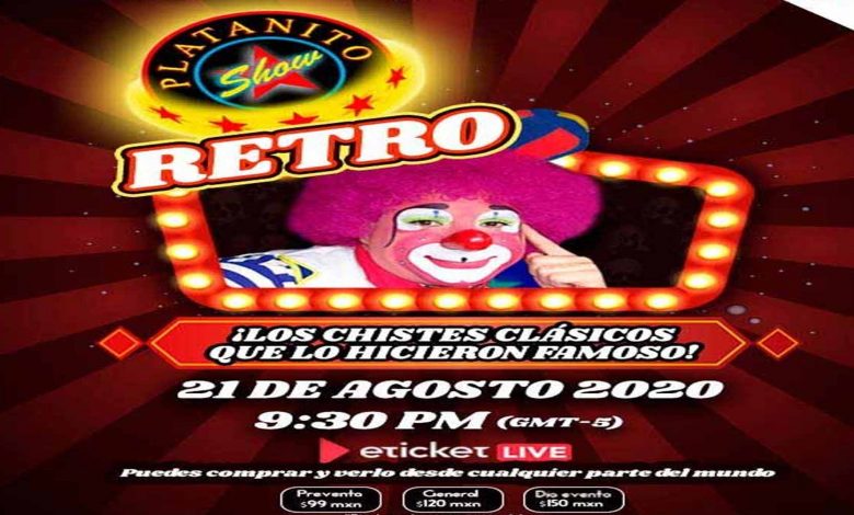 Platanito Show Retro Llegará A Plataformas Virtuales Y Tenemos Cortesías