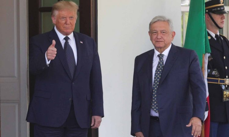 El presidente de Estados Unidos, Donald Trump utilizó en un spot de campaña, imágenes de la visita del presidente de México Andrés Manuel López Obrador.