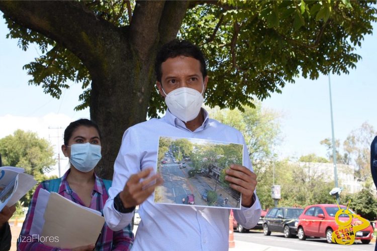 #Morelia Replantean El Ampliar Banqueta En Acueducto