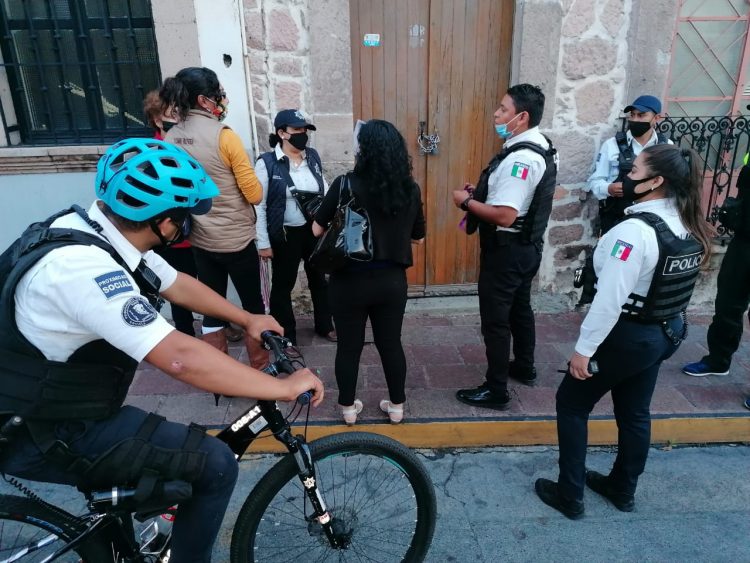 Policía Morelia Implementa Programa "Vecino Vigilante", En El Centro Histórico