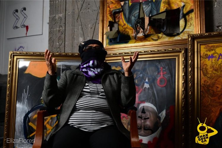 AMLO Indignado Porque Pintaron Un Cuadro, Pues Yo Lo Vengo A Quemar: Madre De Desaparecido