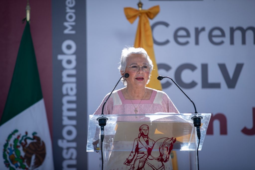 Encabezan Secretaria Olga Sánchez Cordero Y Raúl Morón, Ceremonia Del CCLV Aniversario Del Natalicio de Morelos