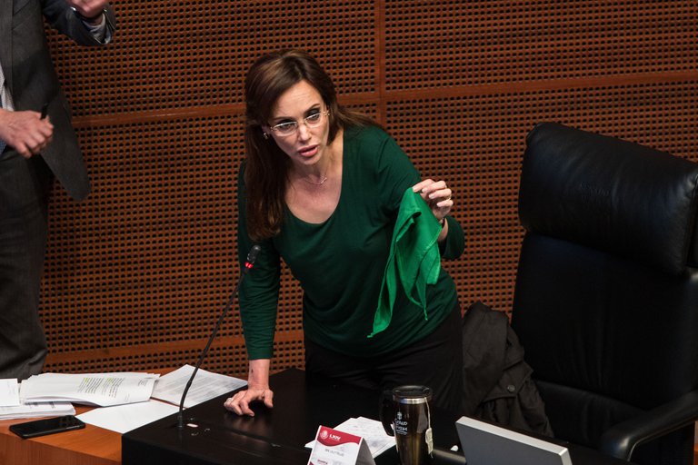 ''El Trapo Verde Es La Muerte'', Asegura Senadora Panista