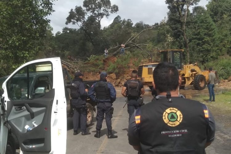 PC Atiende Afectaciones Provocadas Por Fuertes Lluvias En Michoacán