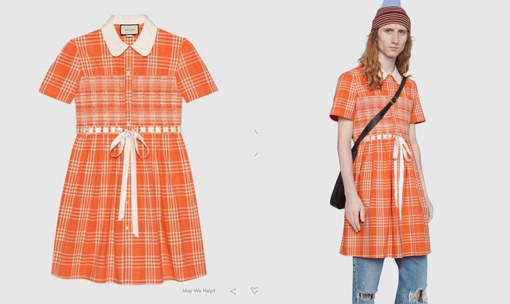 Gucci vestido online hombre
